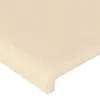 vidaXL Tête de lit Crème 80x5x78/88 cm Tissu - Tête & Pieds Voir les images du produit 11