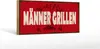 Holzschild Hinweis 27x10cm Männer Grillen Produktbild-Vorschau 2