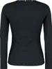 Black Premium by EMP Damen schwarzes Langarmshirt mit Ösen Produktbild-Vorschau 2