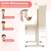 COSTWAY Schreibtisch Kinder, Kinderschreibtisch mit Regal, Produktbild-Vorschau 4