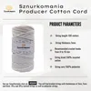 Geflochtene Baumwollkordel mit Kern 5mm 100m, Makrameegarn, Produktbild-Vorschau 4