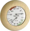 TFA 40.1028 Sauna-Thermometer Abachi Echtholz Hygrometer Produktbild-Vorschau 1