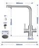 Wasserhahn Küchenarmatur, 360° Drehbar Spültischarmatur, Produktbild-Vorschau 3