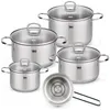 ELO Jaspis Topfset aus Edelstahl 18/8, 9-teilig  Perfekt Produktbild-Vorschau 14