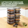 Contenitori per alimenti con coperchio ermetico Viware, set Anteprima dell’immagine prodotto 6
