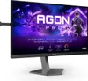 AOC AGON PRO gaming monitor with promotional graphics and text. Produktbild-Vorschau