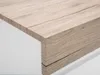BELIANI Kommode weiß/heller Holzfarbton MDF Platte 76 x 90 Produktbild-Vorschau 6