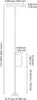 SucceBuy Sicherheitsstange Haltegriff Boden-Decke 136kg, Produktbild-Vorschau 7