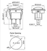 Kfz-Schalter McPower, rote LED, 12V/16A, 3-polig, Produktbild-Vorschau 2