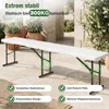 Sekey 2er Set Bierbank Klappbar 8 Personen 183cm Klappbank Produktbild-Vorschau 4