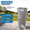 VASO 2v1 220L sud na dešťovou vodu se zásobníkem na Náhled obrázku produktu 12