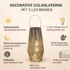 Formano Solarlaterne Außen Garten große Rattan Solar Produktbild-Vorschau 3