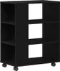 vidaXL Úložná skriňa čierny dubový vzhľad 60 x 35 x 75 cm Náhľad obrázku produktu 1