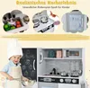 Kinderküche Holz mit Zubehör, Kinderspielküche Holzküche Produktbild-Vorschau 2