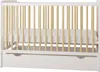 ZEE LUMI Bílá/Přírodní dětská postýlka 120×60 cm 2v1 se Náhled obrázku produktu 5