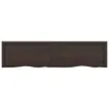 vidaXL Tischplatte Dunkelbraun 160x40x(2-4)cm Massivholz Produktbild-Vorschau 11