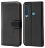 A black flip case for a smartphone, shown from the front and back. Podgląd zdjęcia produktu