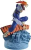 A dynamic action figure of Shoto Todoroki from My Hero Academia, posed mid-action on a stylized urban and water-themed base. Produktbild-Vorschau