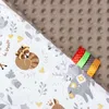 Magical Woodland & Mokka Minky Neugeborene Decke 55x75cm Produktbild-Vorschau 4