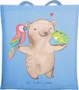 Mr. & Mrs. Panda canvas tasche Tierpfleger Herz - Sky Blue Produktbild-Vorschau 1