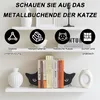 Katze Buchstützen Metall,Kreativität Katze Bücherstütze, Produktbild-Vorschau 4