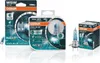 Three boxes of OSRAM COOL BLUE INTENSE car light bulbs are displayed on a white background. Produktbild-Vorschau