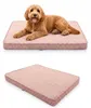 Hundebett Hundekissen Hundematte Cord Altrosa 90X60X8 Cm Produktbild-Vorschau 1