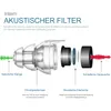 Ohrstöpsel, wiederverwendbare Musiker-Ohrstöpsel, 24 dB Produktbild-Vorschau 3