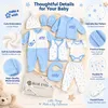 BLUE EYES Baby Geschenk Set 8-teilig, 100% Baumwolle, , Produktbild-Vorschau 6