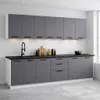ULWEHOME | Küchenzeile 260 cm Anthrazit, Küchenmöbel-Set Produktbild-Vorschau 3