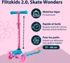 Flitzkids 2.0 Skate Wonders (różowy/jasnoniebieski) Podgląd zdjęcia produktu 6