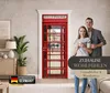 Türtapete selbstklebend | 200 x 90 cm Rote englische Produktbild-Vorschau 5