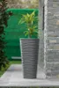 Grand pot de fleurs rond anthracite 70 cm pour l'intérieur Voir les images du produit 1