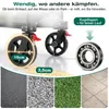 Sekey Bollerwagen faltbar 150 kg mit Bremsen, klappbarer Produktbild-Vorschau 3