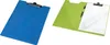 Cartella per appunti A4 PVC foil lino goffrato colorato blu Anteprima dell’immagine prodotto 2