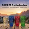 Camper Dubbebecher 0,5 Liter - Plastikbecher, Trinkbecher ideal für Camping. Verschiedene Farben Produktbild-Vorschau