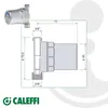 Caleffi 525 Wasserschlagdämpfer ANTISHOCK für Wasch- und Anteprima dell’immagine prodotto 4
