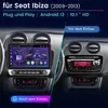 10.1" Android 15 Autoradio Carplay Für Seat Ibiza IV 6J Produktbild-Vorschau 2