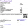 This is a product data sheet for a Bosch appliance, likely a refrigerator or oven, detailing its energy efficiency and technical specifications. Produktbild-Vorschau