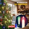DEUBA® LED Weihnachtsbaumkerzen Kabellos 30er Set Bunt mit Produktbild-Vorschau 1