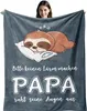 Decke Plaid Geschenk für Papa Weich Kuscheliges Motiv Produktbild-Vorschau 1