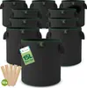 TTL Garden 10x 15L Pflanzsack aus Vliesstoff – Filz Produktbild-Vorschau 1