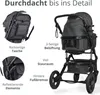BRONEA® EXQUISE 2.0 Kombi-Kinderwagen 3-in-1 mit MATRATZE & Produktbild-Vorschau 5