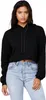 Bella + Canvas Damen Fleece-Kapuzenpullover in Crop-Länge Produktbild-Vorschau 1