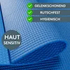 LILENO SPORTS Yoga Matte Blau (180x60cm) inkl. Tragegurt - Produktbild-Vorschau 3
