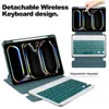 2in1 Set Bluetooth Tastatur in Schwarz mit Beleuchtung + Produktbild-Vorschau 4