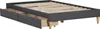 Homestyle4u Polsterbett 140 x 200 Grau mit Matratze 2 Produktbild-Vorschau 10
