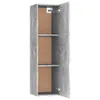 vidaXL TV-Schrank Betongrau 30,5x30x110 cm Holzwerkstoff Produktbild-Vorschau 16