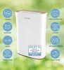 Collage advertising an air purifier with feature callouts. Produktbild-Vorschau