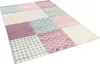 Kinder Teppich Maui Kids Pastel Bunt Karo Sterne, Produktbild-Vorschau 2